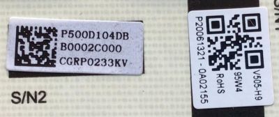 KIT DE TARJETAS  PARA TV VIZIO / MAIN 6M03M0004500R / TD.MT5691.U761 / A0003T00J / FUENTE PW.95W2.681_V505-H9_V3 / P500D104DB / B0002C00 / PANEL V500DJ6-D03 REV.CB / MODELO V505-H19	 - Imagen 3